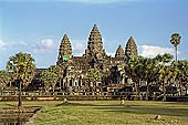 Angkor Wat temple, the west gopura of the third enclosure 